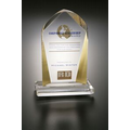 Lucite Beveled Embedment Award w/ Base